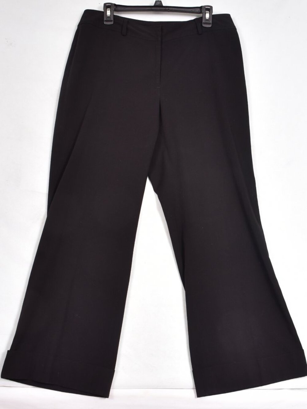 Worthington Works Stretch Separates Women's Black Dress Pants Size 14 Short